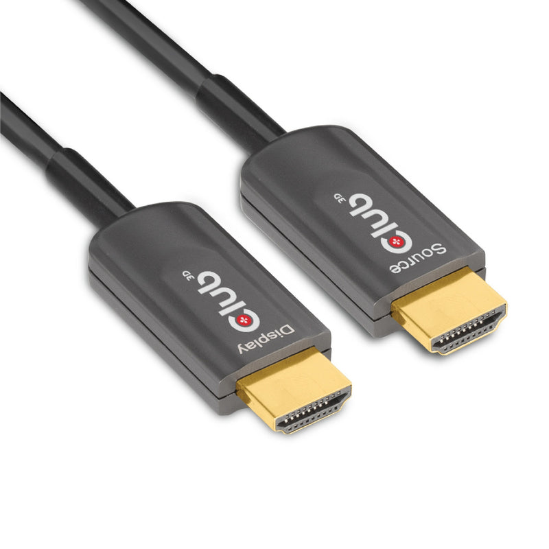 Chargez l'image dans la visionneuse de la galerie, Club 3d gecertificeerde actieve optische ultra high speed hdmi 2.1 kabel (zwart, 10 meter, 8k)