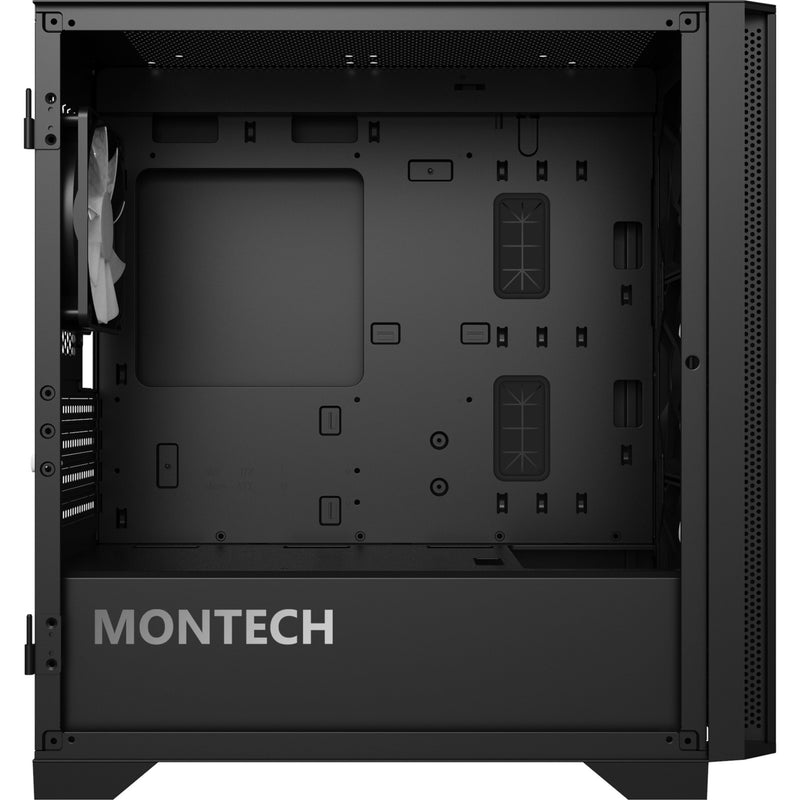 Load image into Gallery viewer, Montech air 100 argb mini tower behuizing (zwart | 3x usb-a | tempered glass)