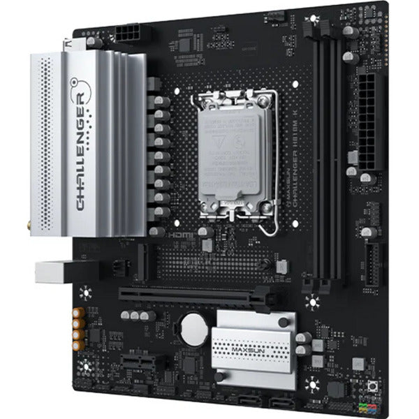 ギャラリービューアに画像をロードする, Maxsun ms-challenger h810m-k wifi socket 1851 moederbord (zwart, gb-lan, wlan, bt, sound, µatx)