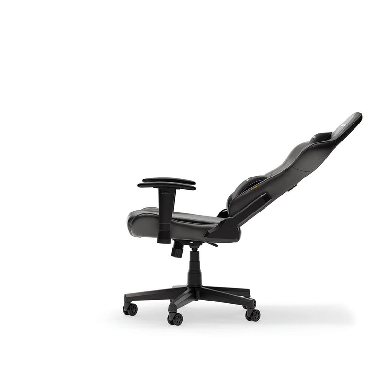 Afbeelding laden in galerijviewer, Dxracer prince l black pvc leather gamestoel (zwart)