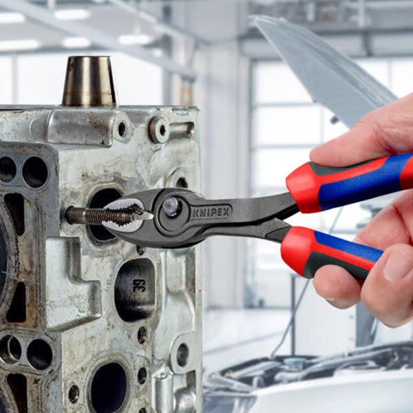 Load image into Gallery viewer, Knipex twingrip voorgrijptang 82 02 200 (rood blauw)