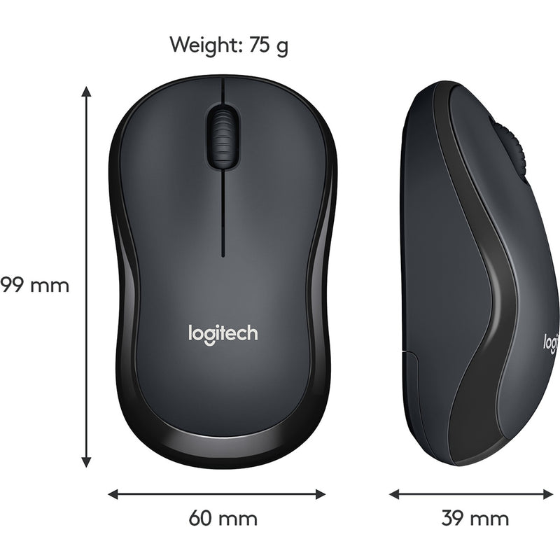 Afbeelding laden in galerijviewer, Logitech m220 silent muis (grijs, 1000 dpi)