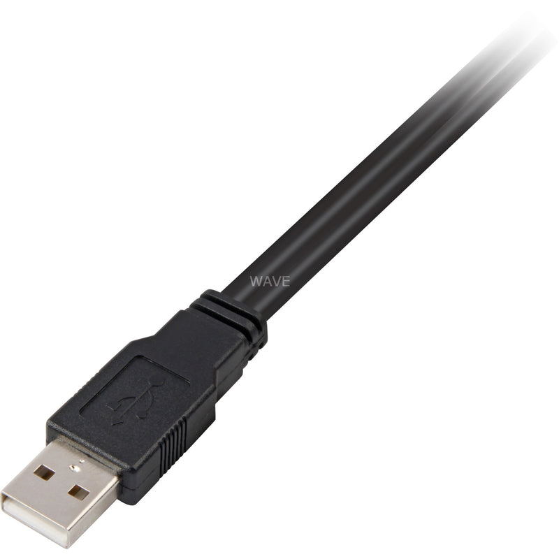 Load image into Gallery viewer, Delock y-kabel 2x usb-a 2.0 male > 1 x usb-a 2.0 female splitterkabel (zwart rood, 0,2 meter)
