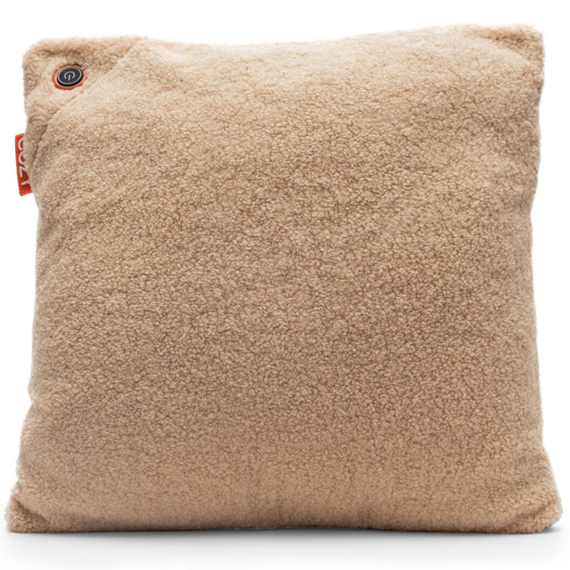 Afbeelding laden in galerijviewer, Cozy una woolly 45 x 45 cm draadloos warmtekussen (lichtbruin, powerbank 5000 mah)