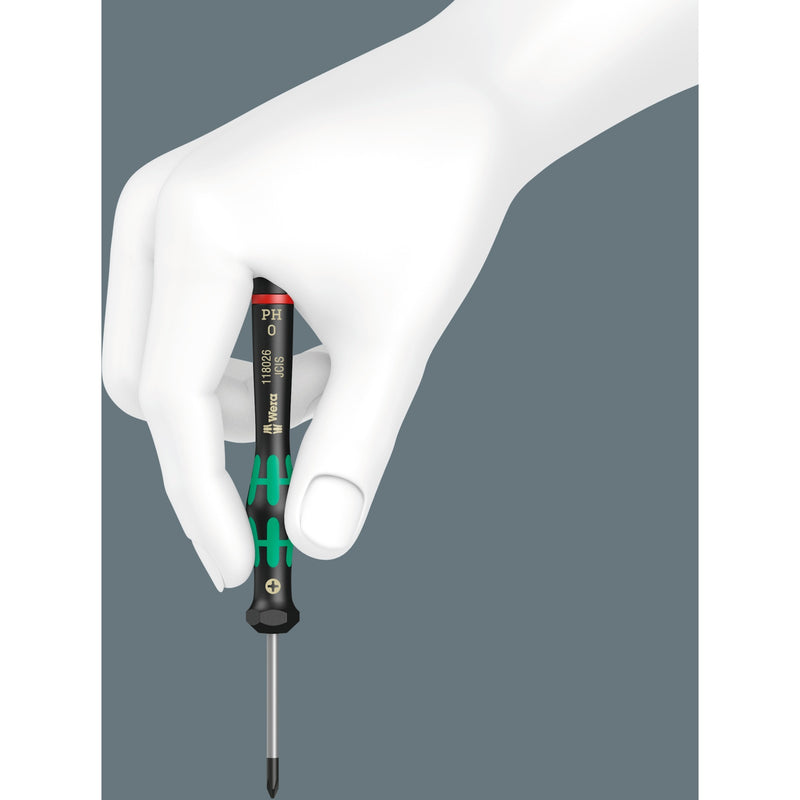 Load image into Gallery viewer, Wera 2067 6 elektronica torx bo schroevendraaierset + rek (zwart groen, 6-delig)