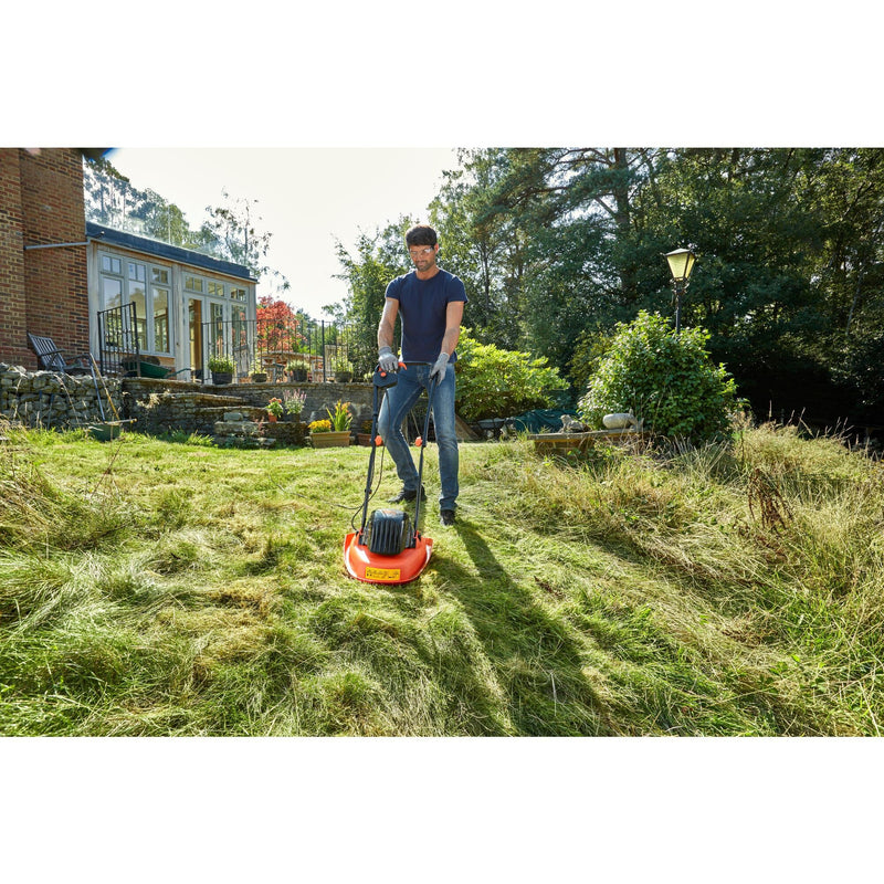 Laden Sie das Bild in Galerie -Viewer, Black+decker 1200w zweefmaaier hovermaaier 30cm maaibreedte - bemwh551-qs