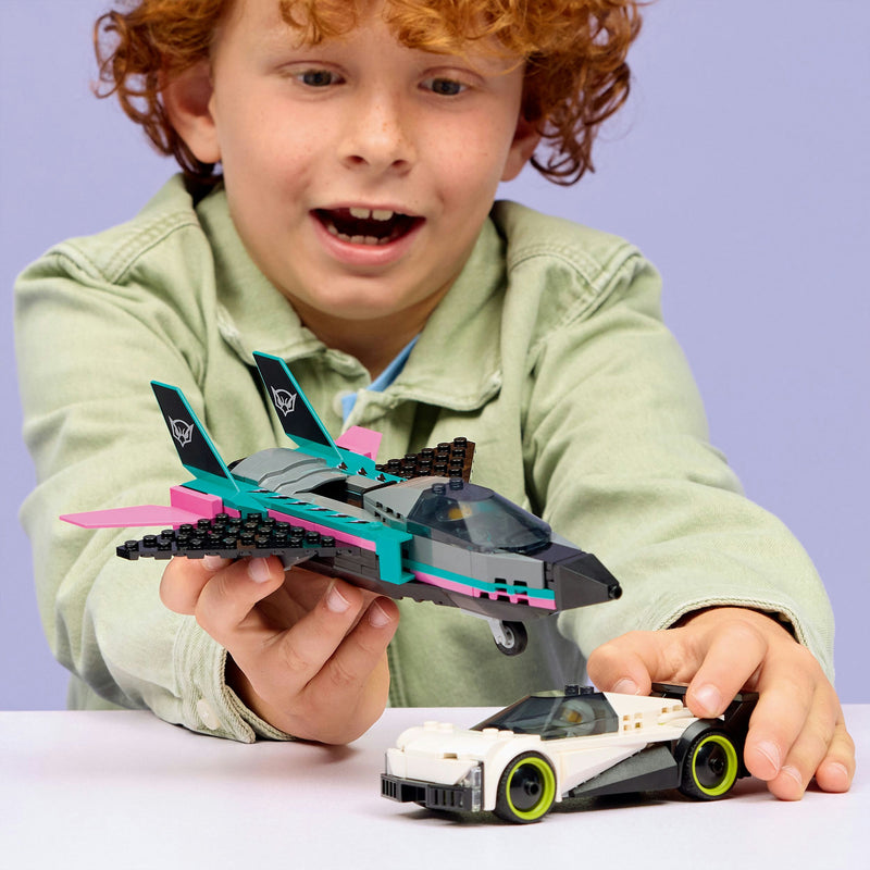 Load image into Gallery viewer, Lego city jet vs. car6 constructiespeelgoed