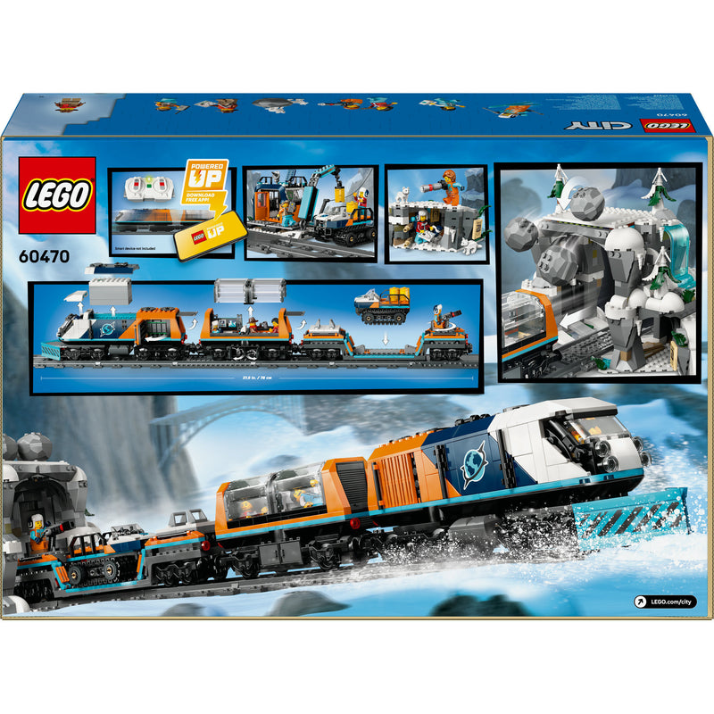 Load image into Gallery viewer, Lego city 60470 onderzoekstrein op de noordpool