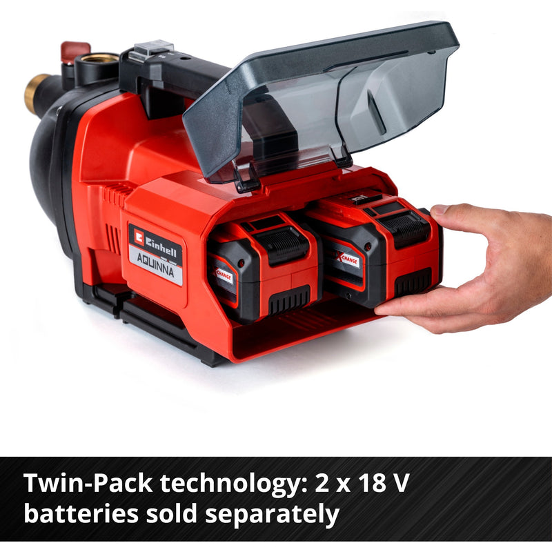 Load image into Gallery viewer, Einhell aquinna tuinpomp (rood zwart, accu en oplader niet inbegrepen)