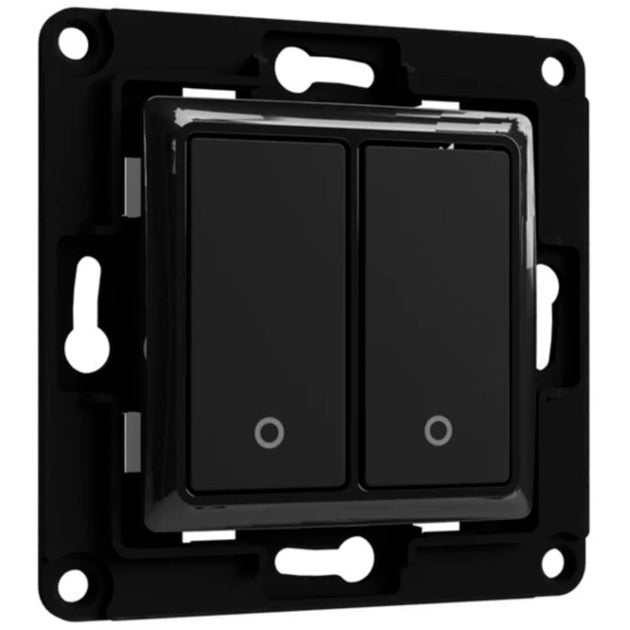 Load image into Gallery viewer, Shelly wall switch 2 knop (zwart)