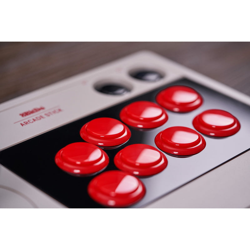 Chargez l'image dans la visionneuse de la galerie, 8bitdo arcade stick joystick (grijs, switch 1, switch 2, pc, bluetooth 2.4g usb-c)