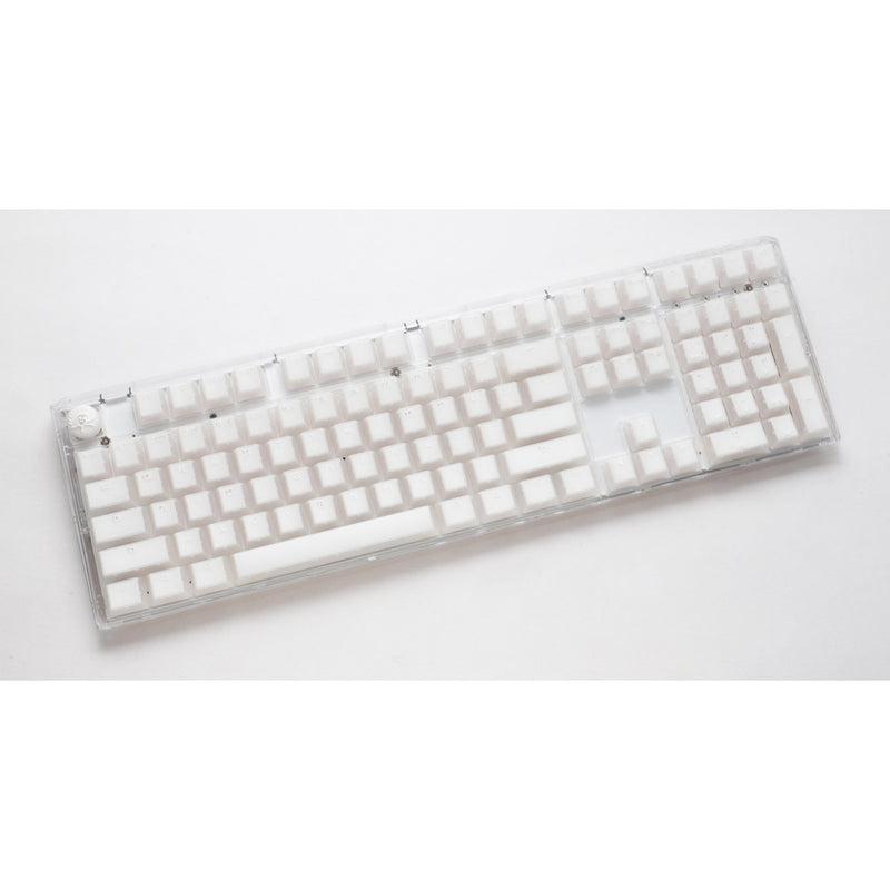 Afbeelding laden in galerijviewer, Ducky one 3 aura white rgb mechanisch toetsenbord (wit, us lay-out (qwerty), cherry mx speed silver, 100%, abs double shot, hot swap)