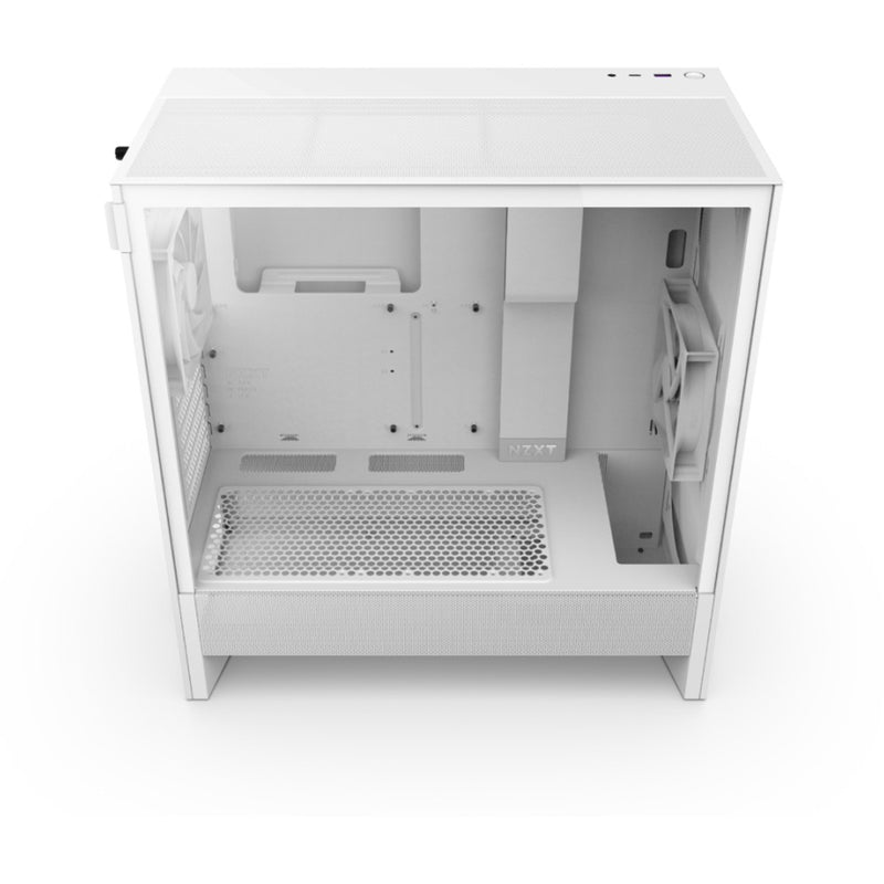 Load image into Gallery viewer, Nzxt h5 flow v2 midi tower behuizing (wit | 1x usb-a | 1x usb-c | tempered glass)