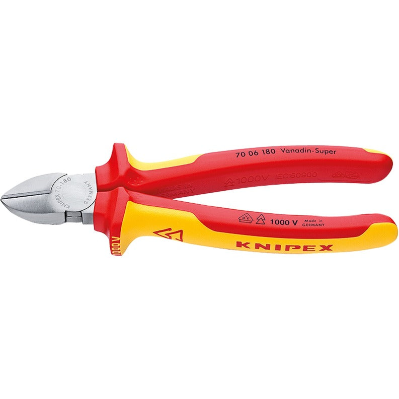 Load image into Gallery viewer, Knipex zijsnijtang 70 06 180 kniptang (geel)