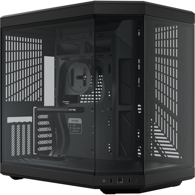 Load image into Gallery viewer, Hyte y70 midi tower behuizing (zwart | 2x usb-a | 1x usb-c | tempered glass)