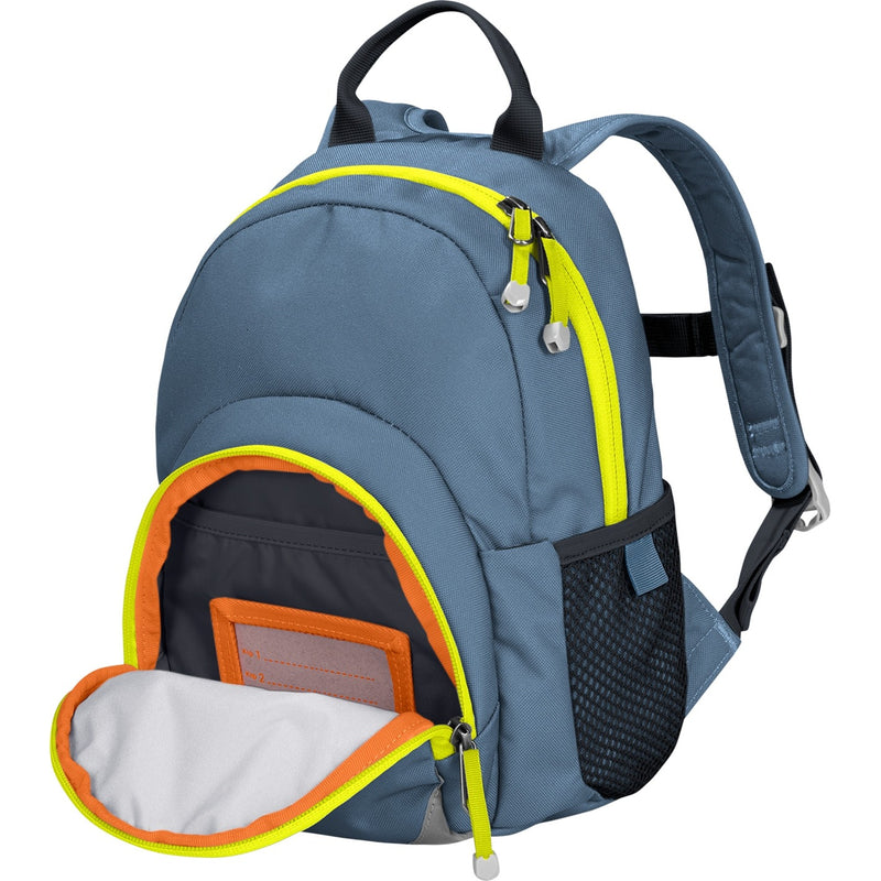 Load image into Gallery viewer, Jack wolfskin buttercup rugzak (blauw neongeel, 4,5 liter)