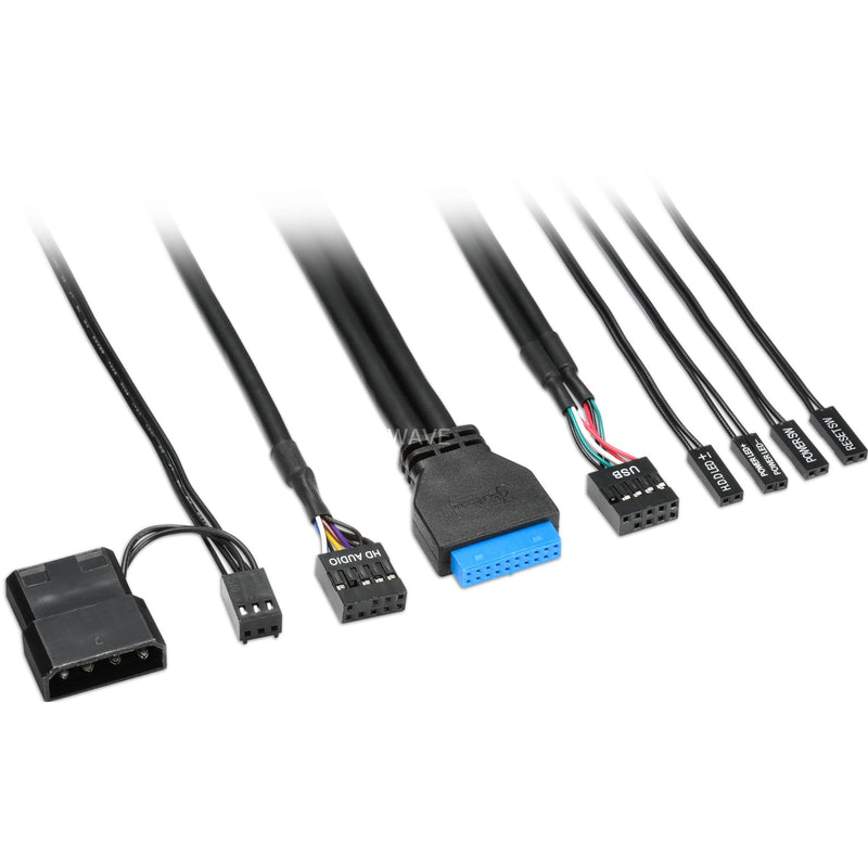 Load image into Gallery viewer, Sharkoon s1000 midi tower behuizing (zwart | 2x usb-a)