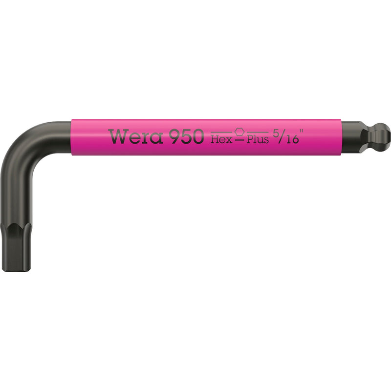 Load image into Gallery viewer, Wera 950 9 hex-plus multicolour imperial 3 stiftsleutelset, blacklaser (zwart, 9‑delig)