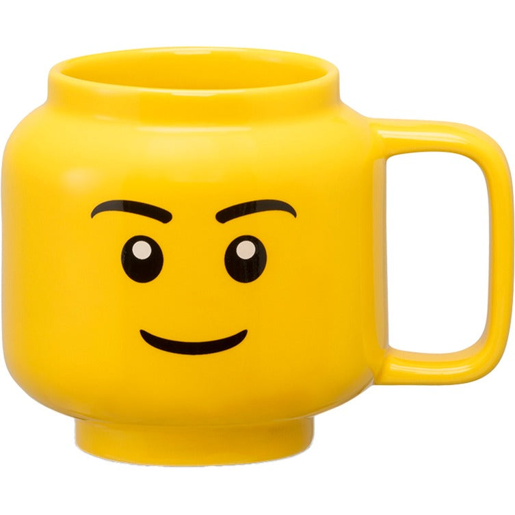 Load image into Gallery viewer, Room copenhagen lego keramische mok - jongen, klein (geel)