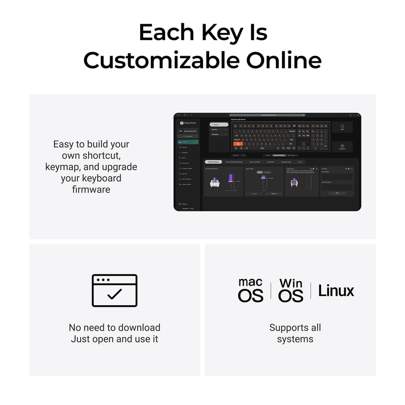 Load image into Gallery viewer, Keychron q6 he 8k magnetic switch keyboard (zwart, us lay-out (qwerty), ultra-fast lime, 100%, rgb, hot swap, 8k)