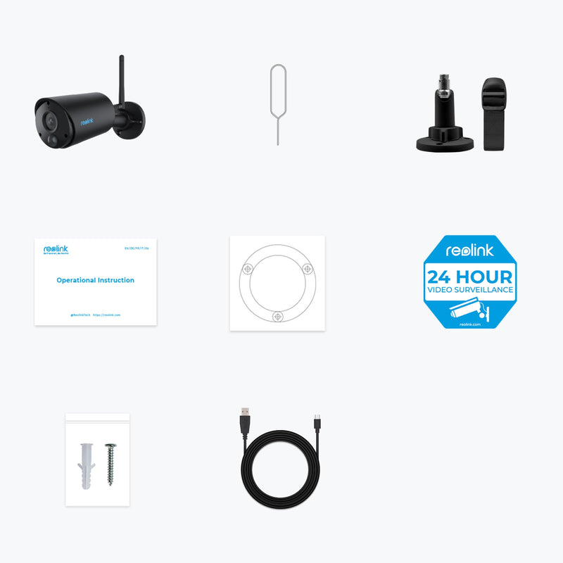 Cargue la imagen en el visor de la galería, Reolink b320-b beveiligingscamera (zwart)