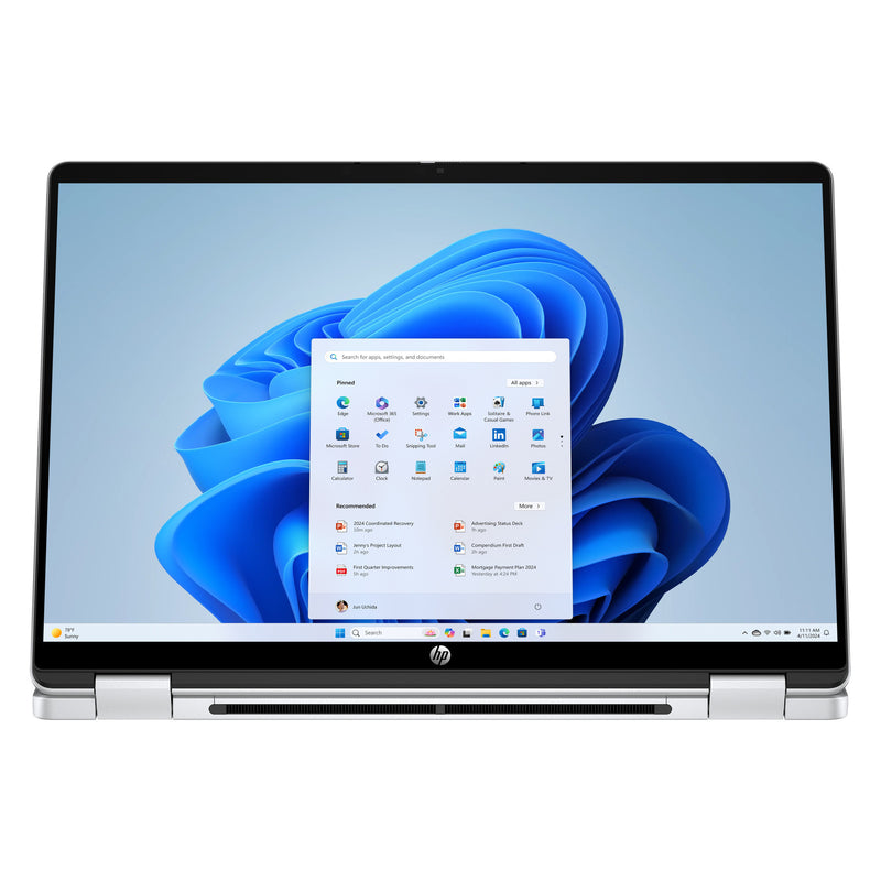 Afbeelding laden in galerijviewer, Hp omnibook 5 flip 2-in-1 14-fp0250ndx 14 laptop (zilver | core 5 120u | intel graphics | 8 gb | 512 gb ssd | touch)
