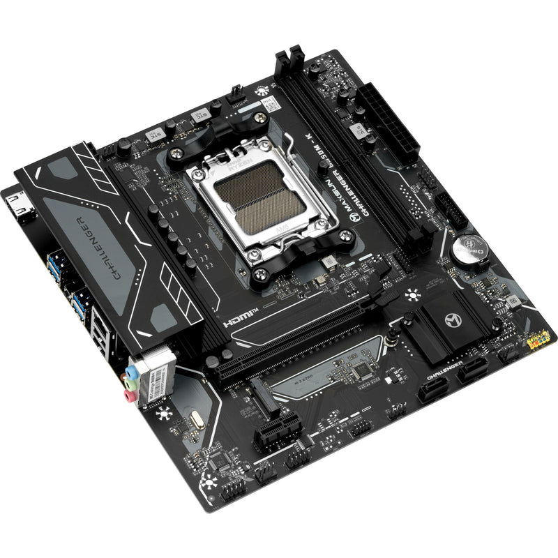 Laden Sie das Bild in Galerie -Viewer, Maxsun ms-challenger b850m-k socket am5 moederbord (zwart, raid, gb-lan, sound, µatx)