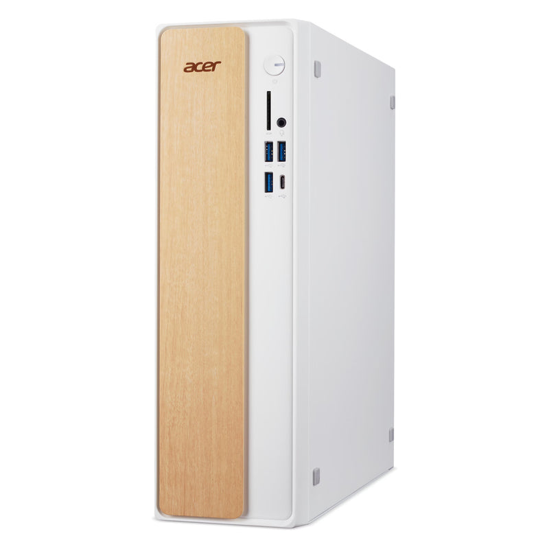 Cargue la imagen en el visor de la galería, Acer aspire tc xc102-h610d5 pc-systeem (wit houtkleur | i5-14400 | uhd graphics | 16 gb | 512 gb ssd)