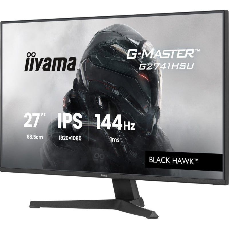 Load image into Gallery viewer, Iiyama g-master black hawk g2741hsu-b1 27 gaming monitor (zwart, hdmi, displayport, 2x usb-a, usb-b, 144 hz)