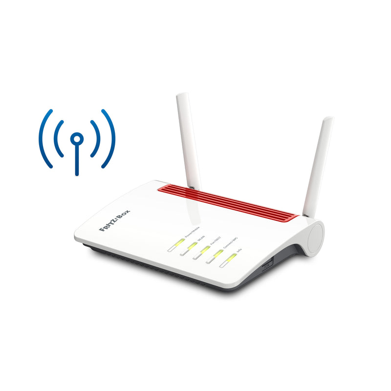 Load image into Gallery viewer, Fritz! box 6850 4g edition international router (wit rood, mesh wi-fi, 4g 3g)