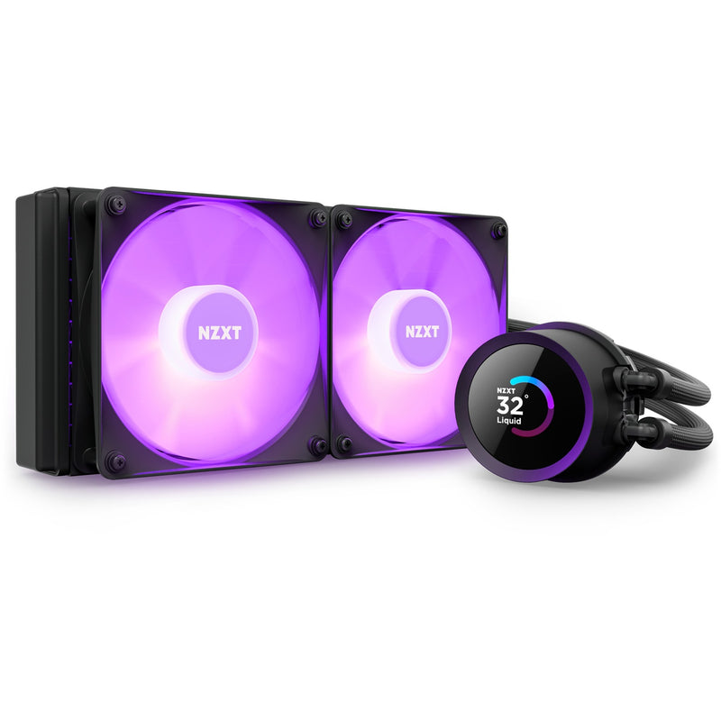 Load image into Gallery viewer, Nzxt kraken 240 rgb waterkoeling (zwart)