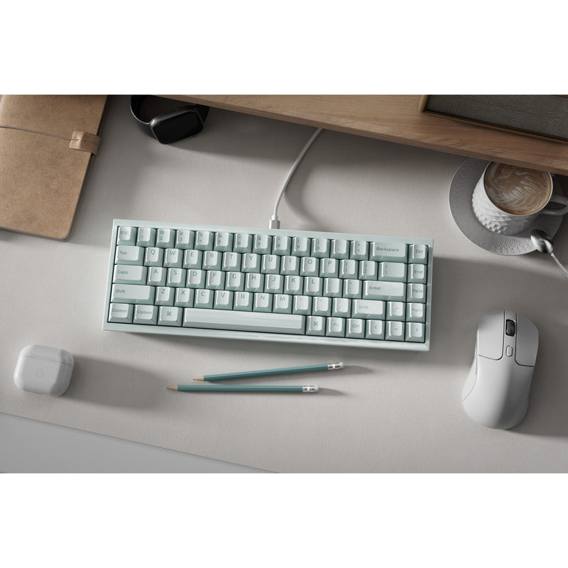 Load image into Gallery viewer, Keychron q16 he 8k magnetic switch keyboard (lichtgroen, us lay-out (qwerty), ultra-fast lime, 65%, rgb, hot swap, 8k)