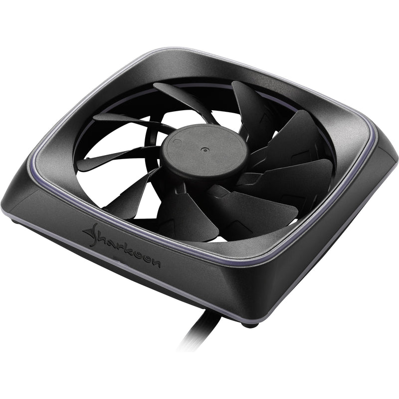 Load image into Gallery viewer, Sharkoon rgb shark lights case fan (zwart, 120 x 120 x 25 mm)
