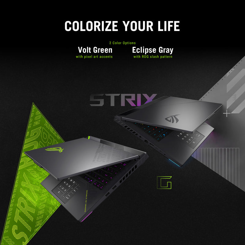 Afbeelding laden in galerijviewer, Asus rog strix g16 g614fr-s5213w 16 gaming laptop (grijs groen | ryzen 9 9955hx | rtx 5070 ti | 32 gb | 1 tb ssd)