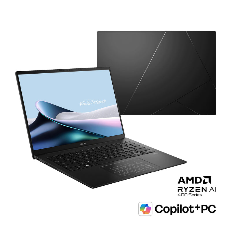 Laden Sie das Bild in Galerie -Viewer, Asus zenbook 14 um3406ga-qd031w 14 copilot+ laptop (zwart | ryzen ai 7 445 | radeon 840m | 32 gb | 1 tb ssd)