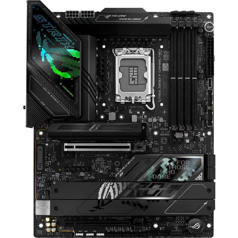 Load image into Gallery viewer, Asus rog strix z890-f gaming wifi socket 1851 moederbord (zwart, raid, 2.5gb-lan, wi-fi 7, bt, sound, atx)