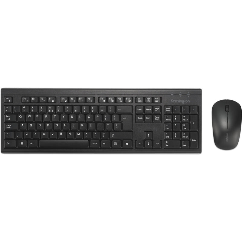 Chargez l'image dans la visionneuse de la galerie, Kensington km270 eq rechargeable desktop set – wireless desktopset (zwart, us lay-out (qwerty), membraan, 100%, bluetooth, 2.4 ghz)