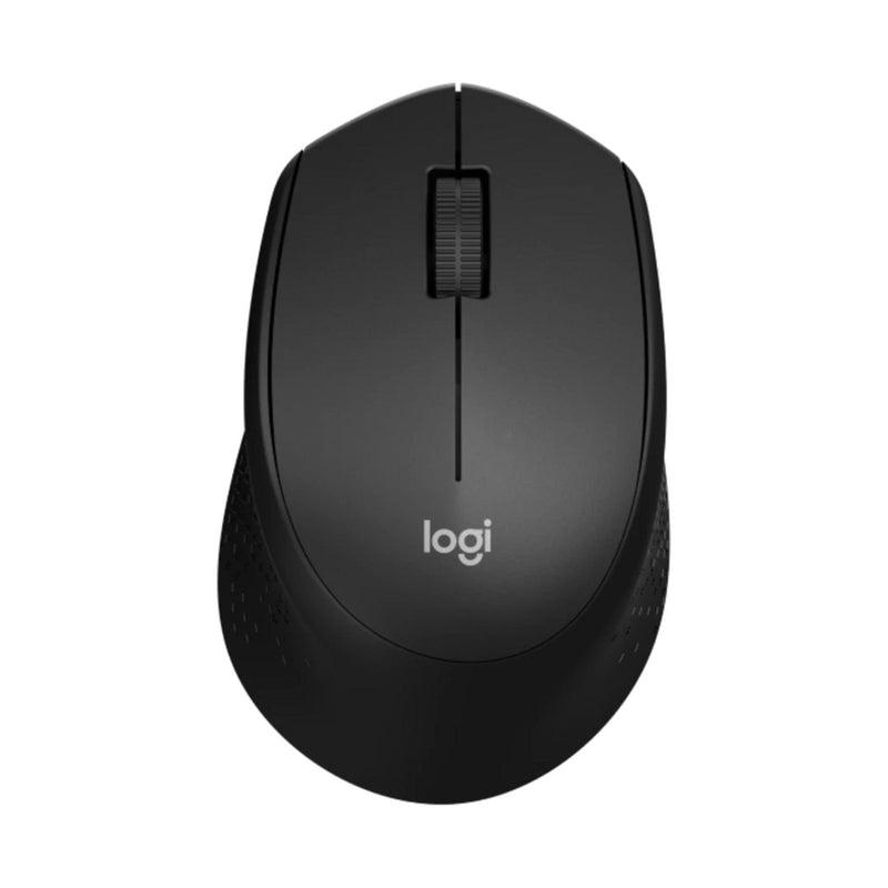Afbeelding laden in galerijviewer, Logitech mk345 comfort wireless keyboard and mouse combo desktopset (zwart, us-international lay-out (qwerty), 100%)