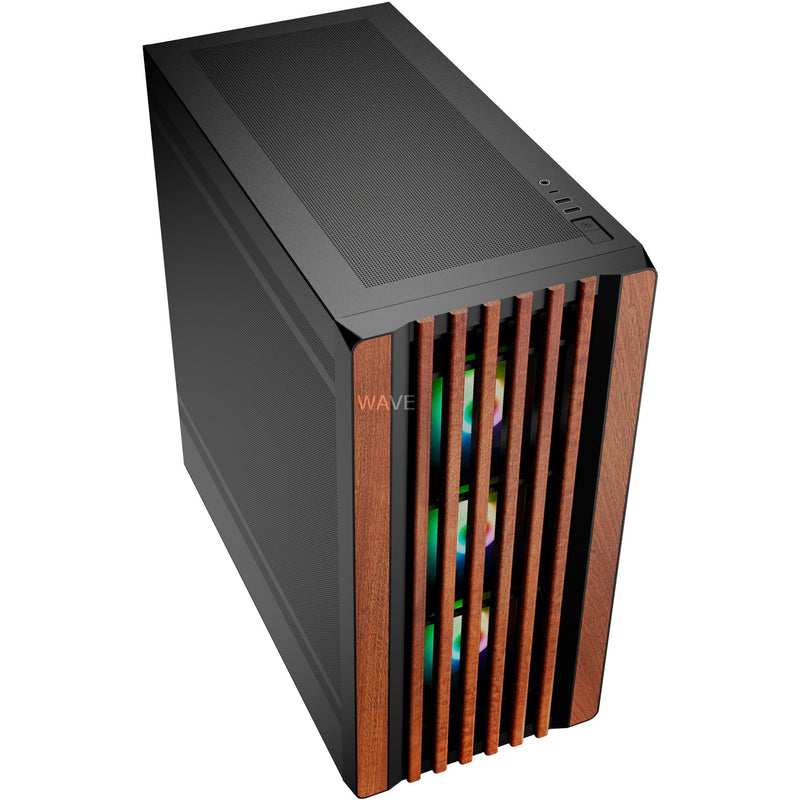 Load image into Gallery viewer, Sharkoon rebel c70m rgb midi tower behuizing (zwart | 2x usb-a | 1x usb-c | rgb)
