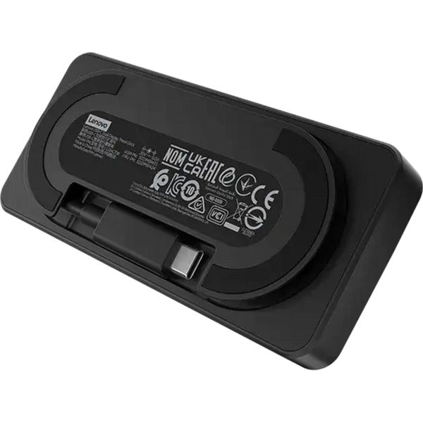 Afbeelding laden in galerijviewer, Lenovo usb-c-travel dock voor 2 schermen (met adapter) dockingstation (zwart)