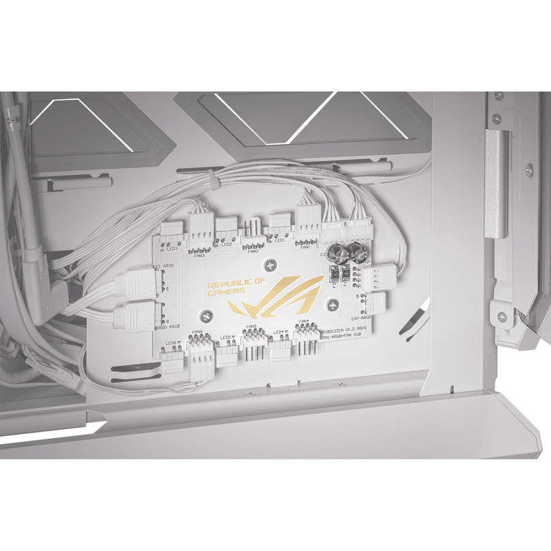 Load image into Gallery viewer, Asus rog hyperion gr701 big tower behuizing (wit | 4x usb-a | 2x usb-c | rgb | tempered glass)