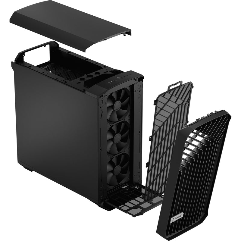 Load image into Gallery viewer, Fractal design torrent black solid midi tower behuizing (zwart | 2x usb-a | 1x usb-c)