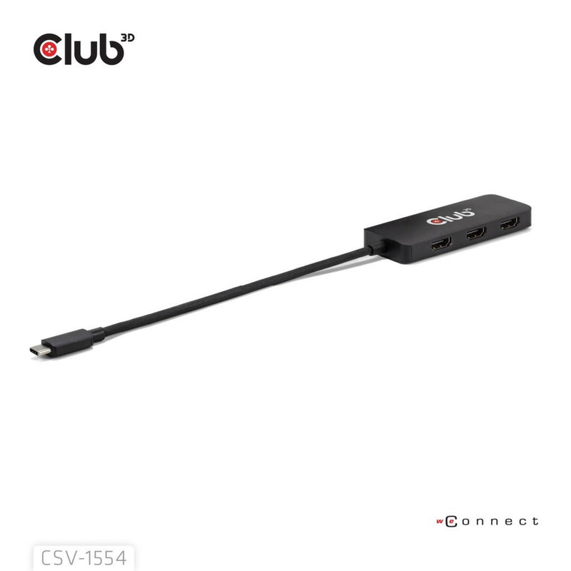 ギャラリービューアに画像をロードする, Club 3d usb-c naar 3x hdmi hub (zwart)