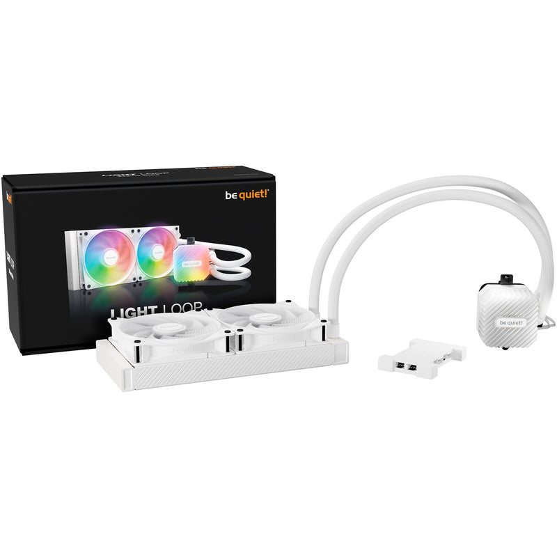 Load image into Gallery viewer, Be quiet! light loop 240 argb waterkoeling (wit, 4-pins pwm fan-connector)