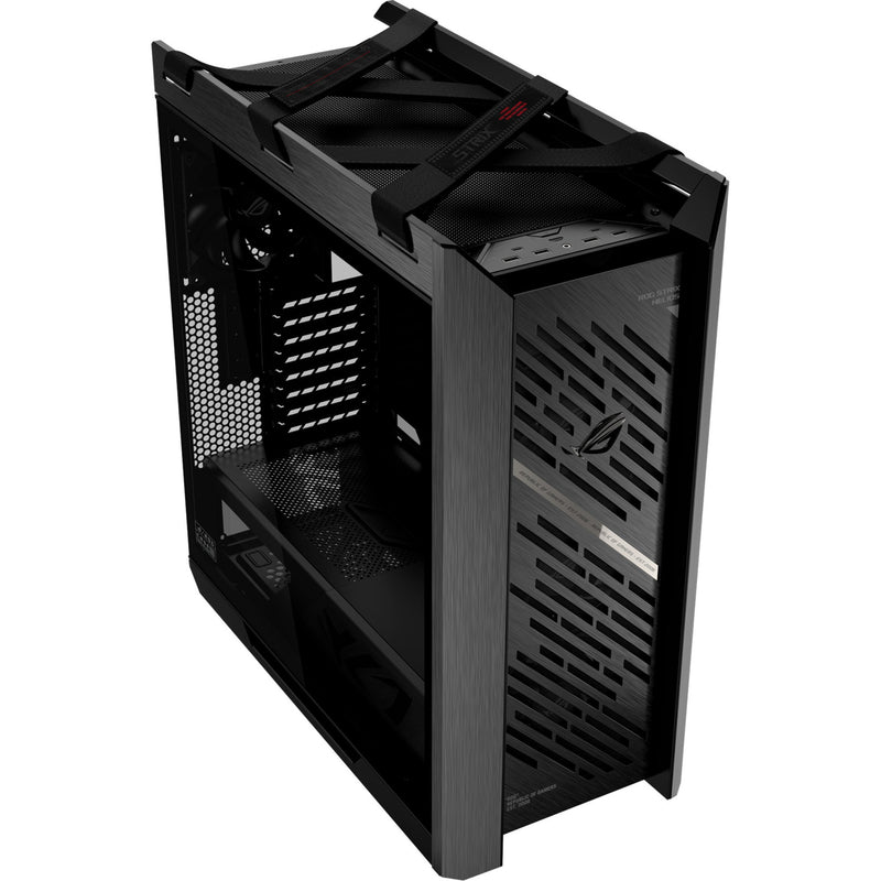 Load image into Gallery viewer, Asus rog strix helios ii gx601s midi tower behuizing (zwart | 4x usb-a | 2x usb-c | rgb | tempered glass)