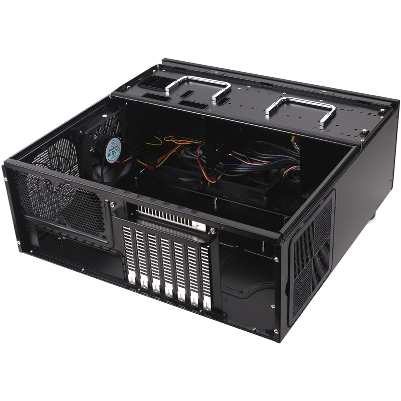 Load image into Gallery viewer, Silverstone grandia gd07b htpc behuizing (zwart | 2x usb-a)