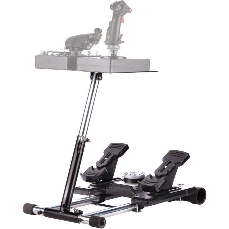Load image into Gallery viewer, Wheel stand pro deluxe v2 thrustmaster hotas warth houder (zwart, voor thrustmaster hotas warthog, saitek x-55, x52, pro en x65)