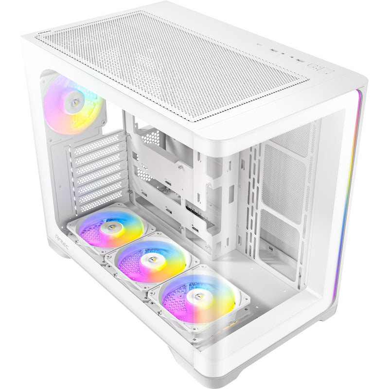 Load image into Gallery viewer, Antec c5 curve argb midi tower behuizing (wit | 2x usb-a | 1x usb-c | tempered glass)