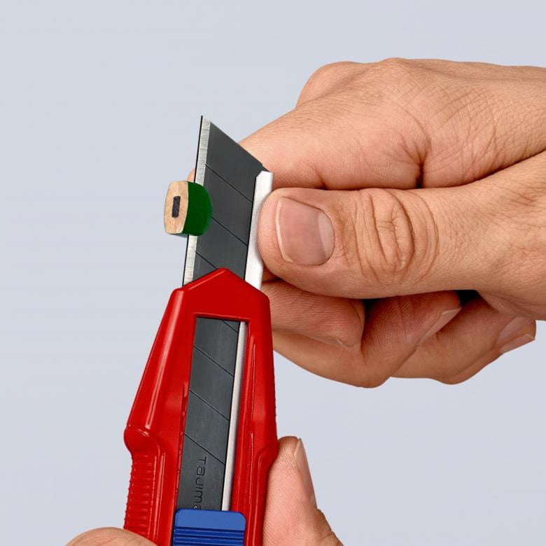 ギャラリービューアに画像をロードする, Knipex cutix universele mes stanleymes (rood blauw, incl. 2 mesbladen)
