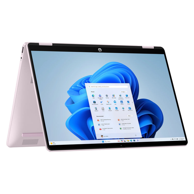 Afbeelding laden in galerijviewer, Hp omnibook 5 flip 2-in-1 14-fp0252ndx 14 laptop (lichtroze | core 5 120u | intel graphics | 8 gb | 512 gb ssd | touch)